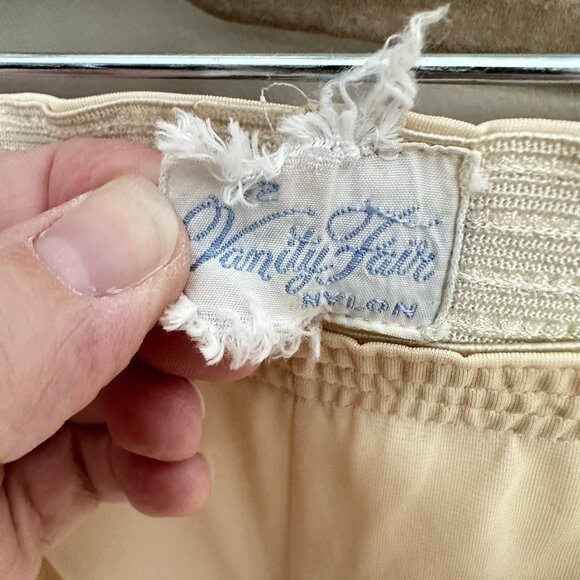 vintage 60s VANITY FAIR 2 piece pajama set sheer embroidered lounge sleep XS S - Picture 15 of 16